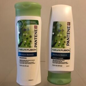 Pantene NATURE FUSION Moisture Balance Conditioner & Shampoo